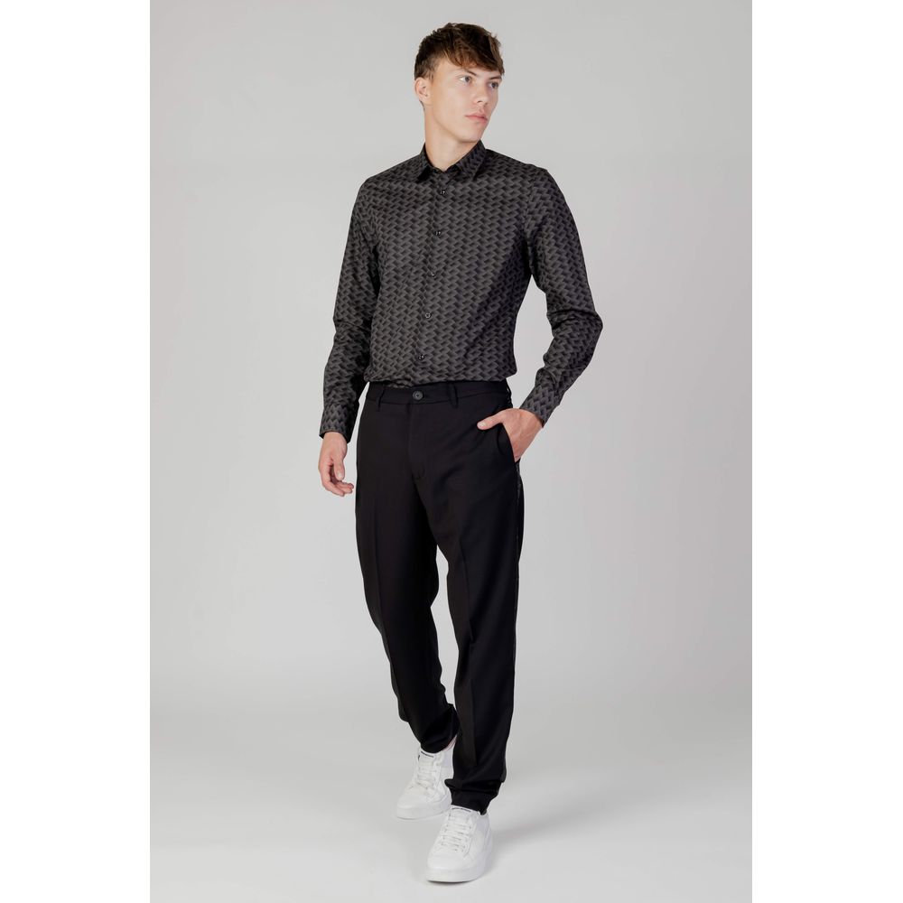 Antony Morato grey cotton shirt